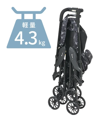 折りたたまれているミリミリライト アルファ EG ロング 10th アニバーサリーモデルの写真