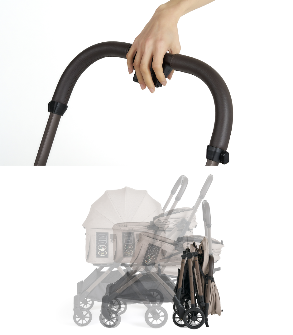 ボタン一つでサッと収納！ 1秒オートクローズ