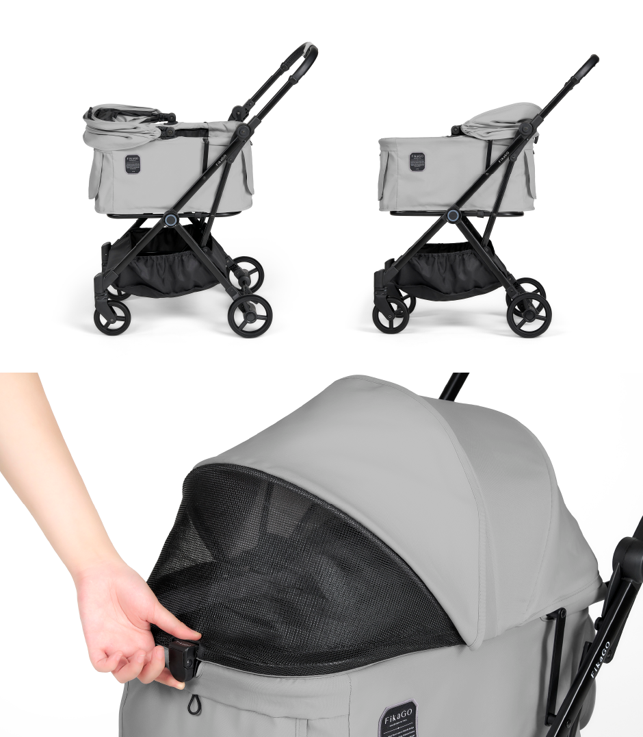 前後開閉＆幌バックル固定