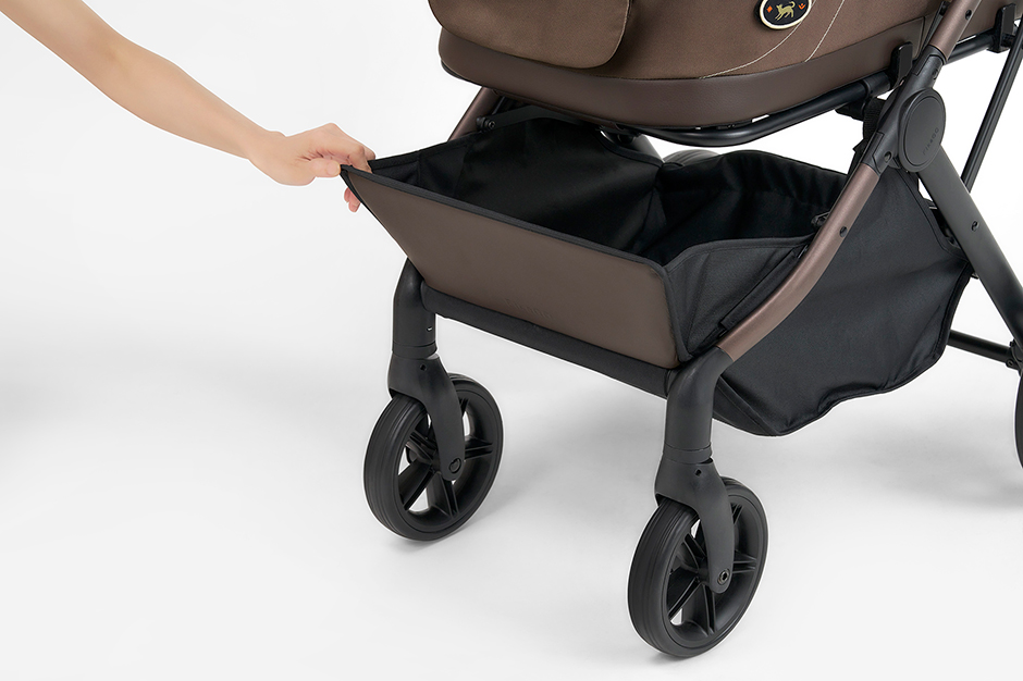 下カゴ前方フラップ開閉